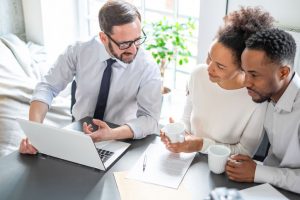 accountant with family